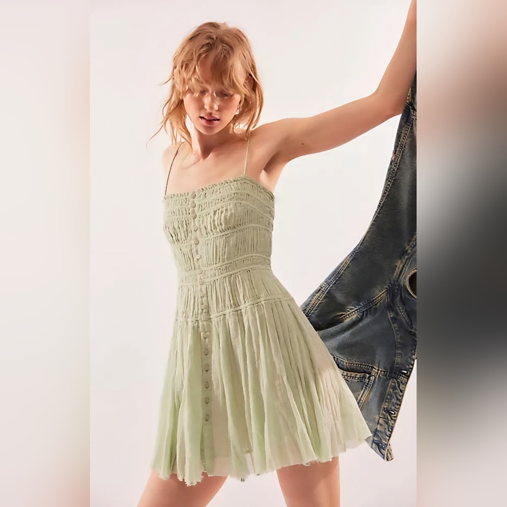 Free People One Lausanne Slip Dress